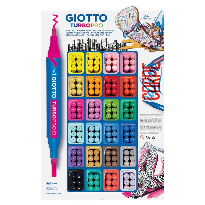 Pennarello Giotto Turbo Pro Doppia Punta