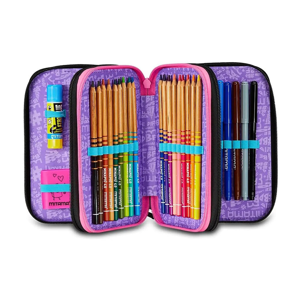 Astuccio 3 Zip Manga Effect - Mitama