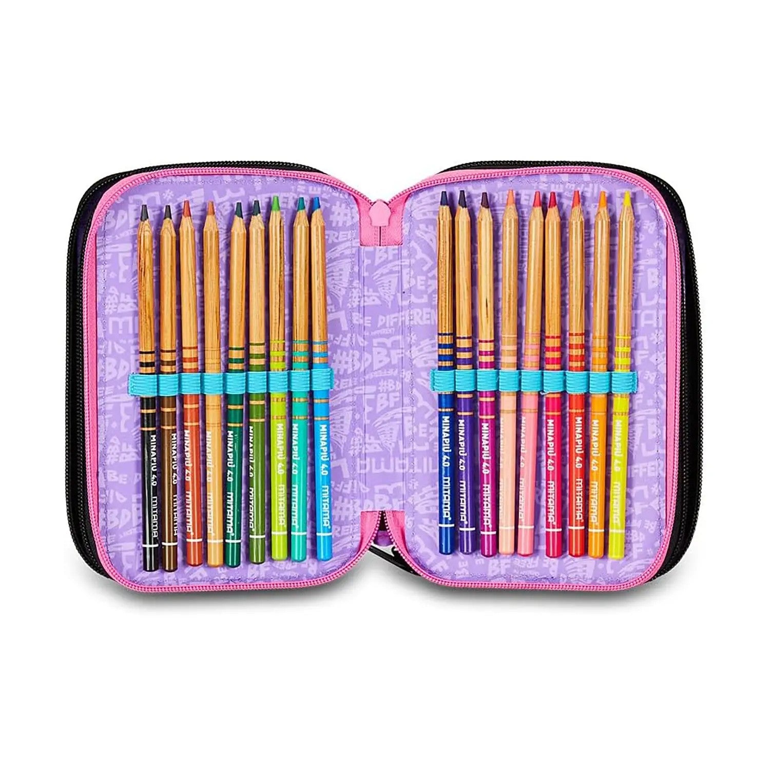 Astuccio 3 Zip Manga Effect - Mitama
