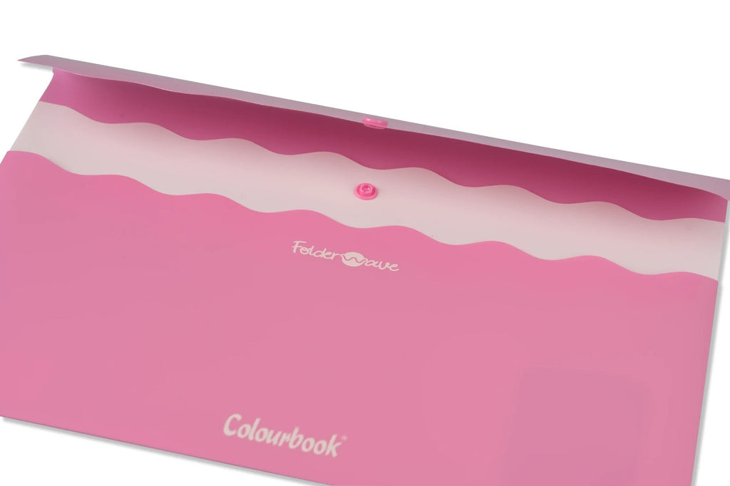 Portadocumenti A4 con bottone – Folder Wave