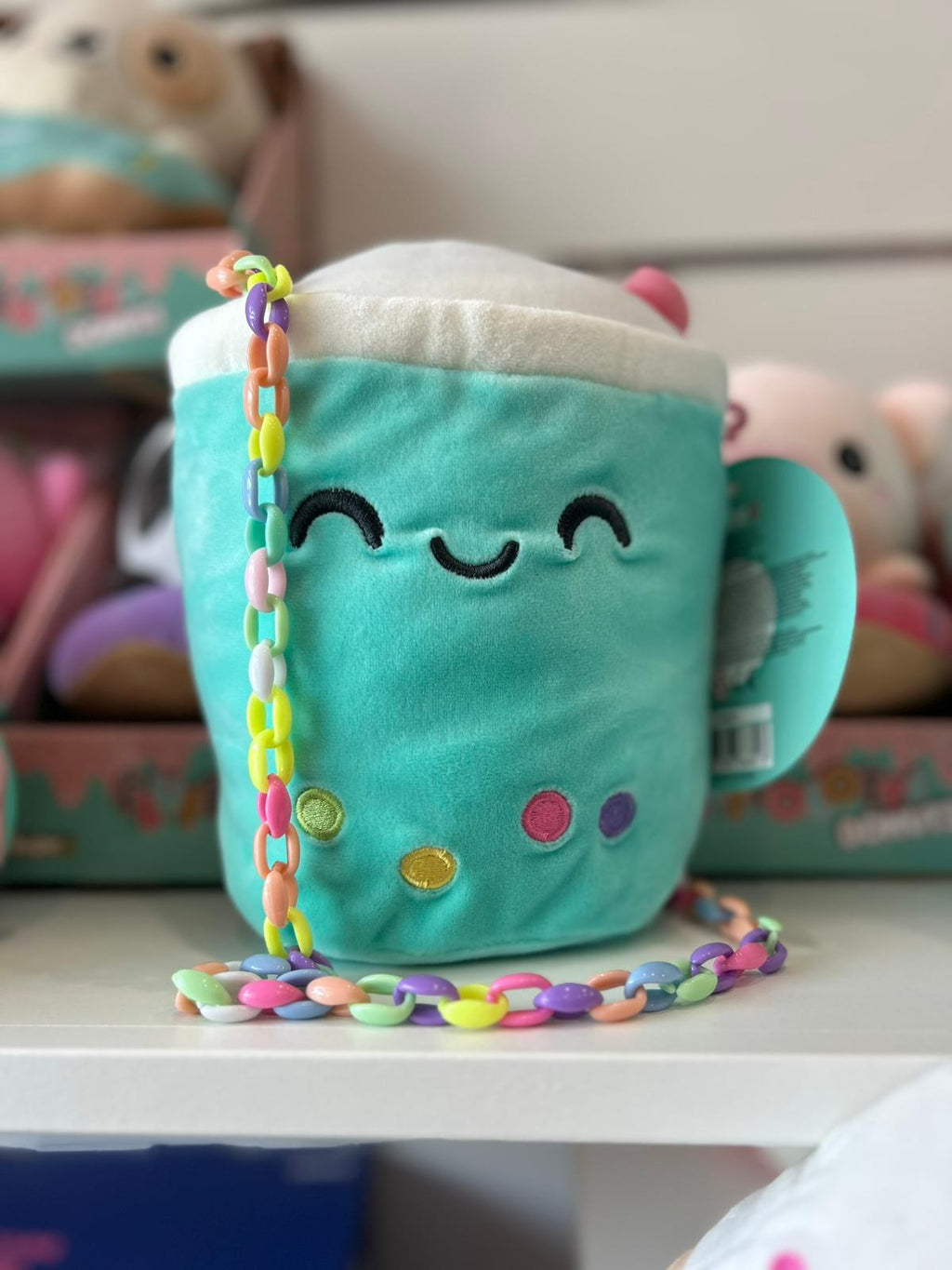 Borsa a tracolla in peluche - Swipe