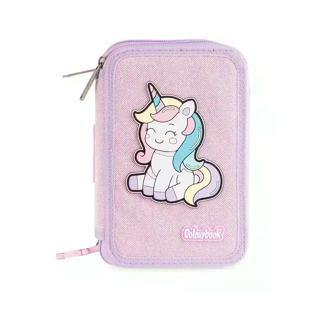 Astuccio 3 zip Unicorn – Completo Colourbook