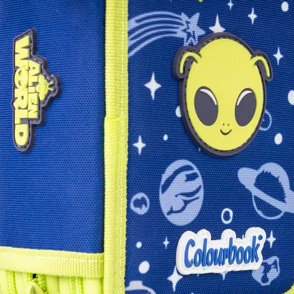 Astuccio 3 zip Alien World Completo - Colourbook