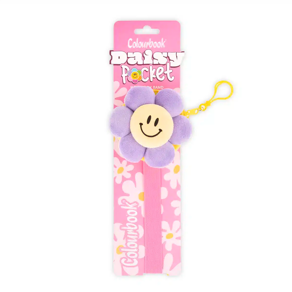 Daisy Pocket: Elastico per quaderni con tasca portaoggetti - Colourbook