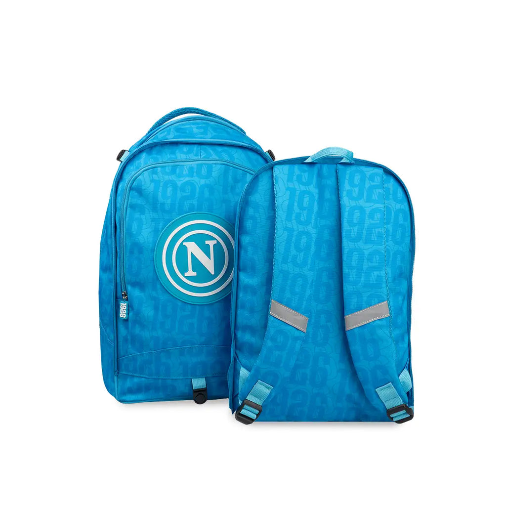 Trolley scuola SSC Napoli 37 litri con pallone ufficiale omaggio