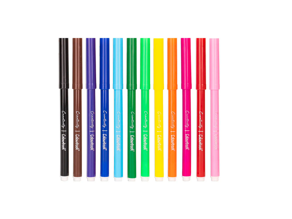 Confezione 12 pennarelli colorati Creativity - Colourbook