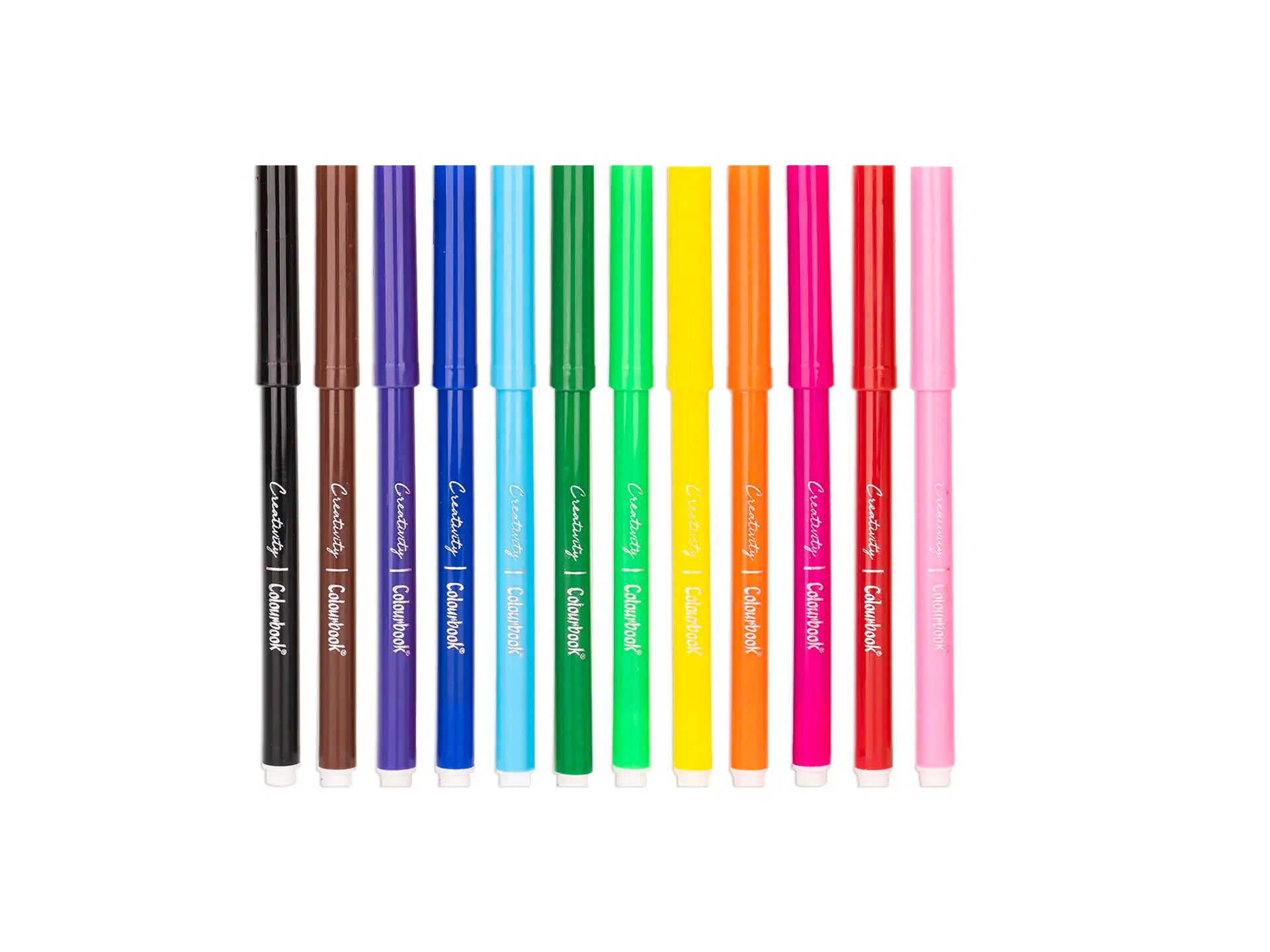 Confezione 12 pennarelli colorati Creativity - Colourbook