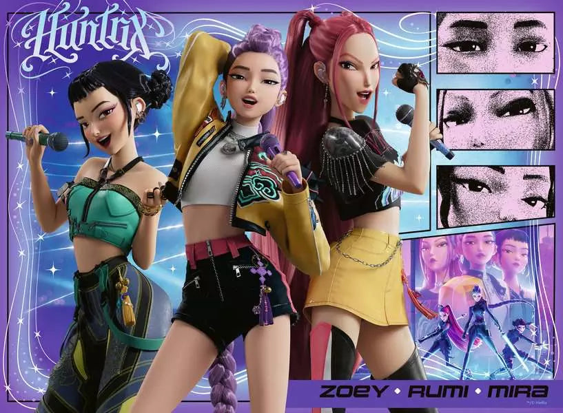 Puzzle 100 pezzi K-Pop Demon Hunters