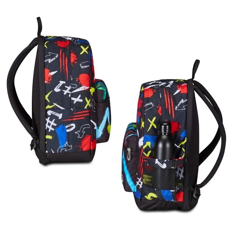 ZAINO Seven REVERSIBILE NEW CON EARPHONES WIRELESS THE DOUBLE GRAFFITILOAD