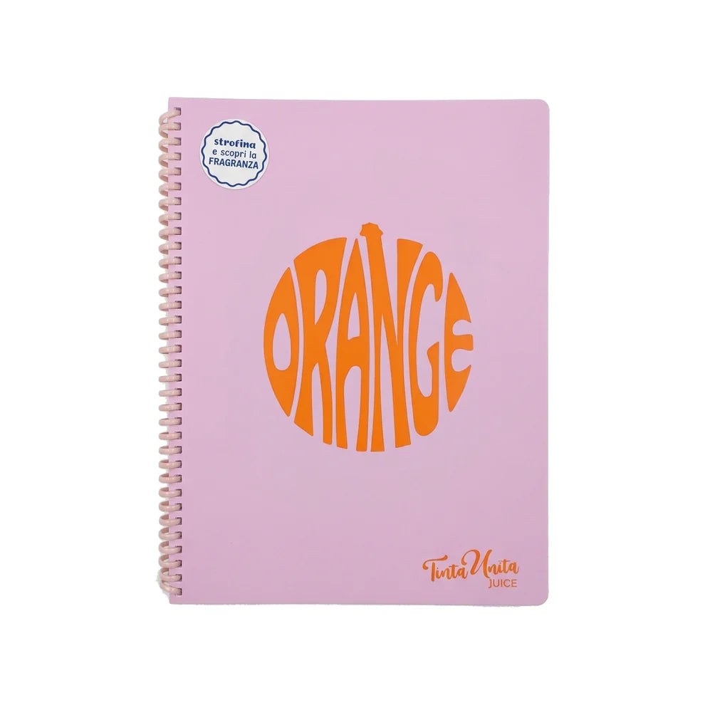 Quaderno Maxi Spirale Profumato 1R  - Tinta Unita Juice