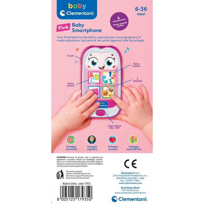 Baby Smartphone Pink - Clementoni