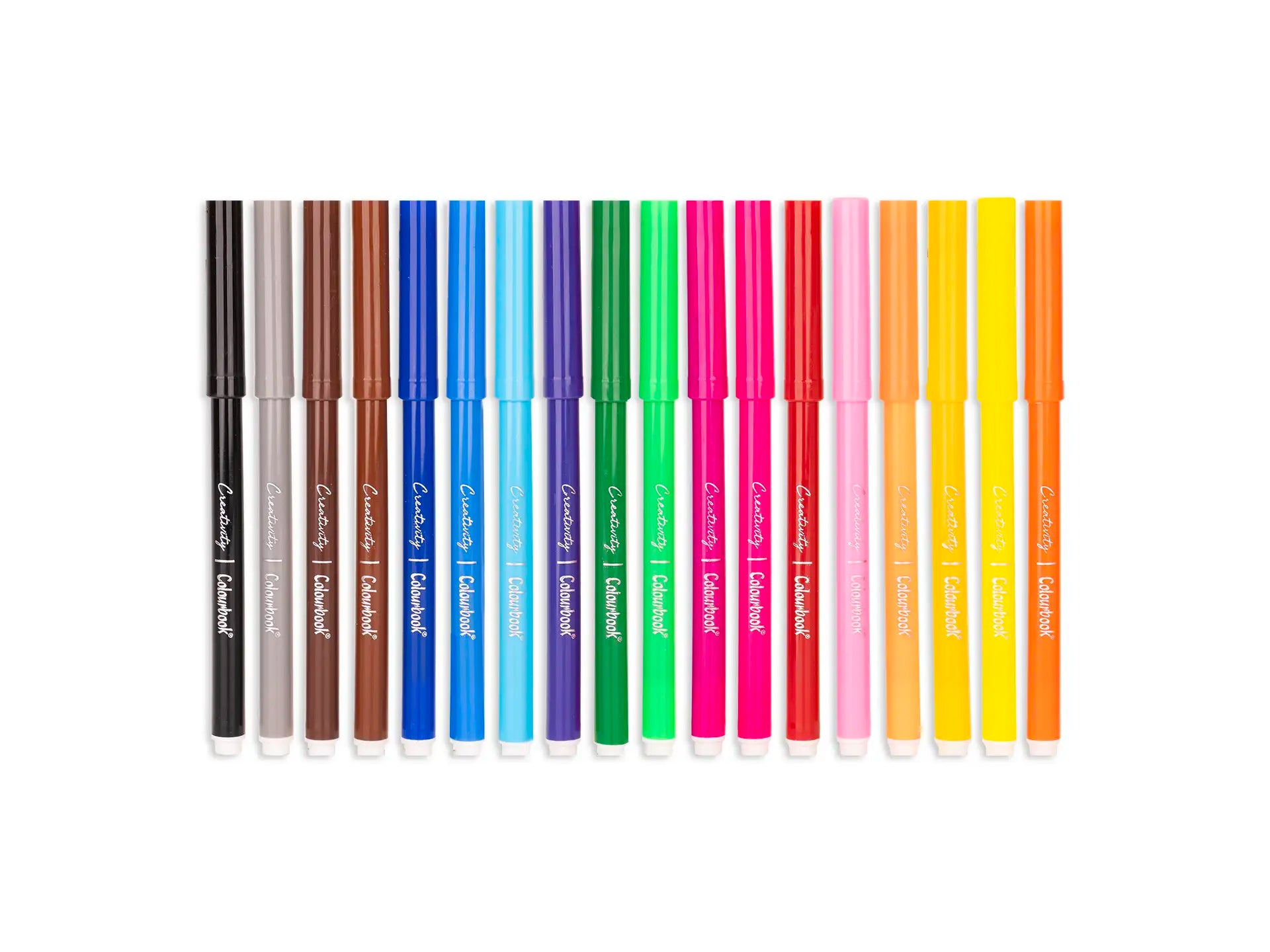 Confezione 18 pennarelli colorati Creativity - Colourbook