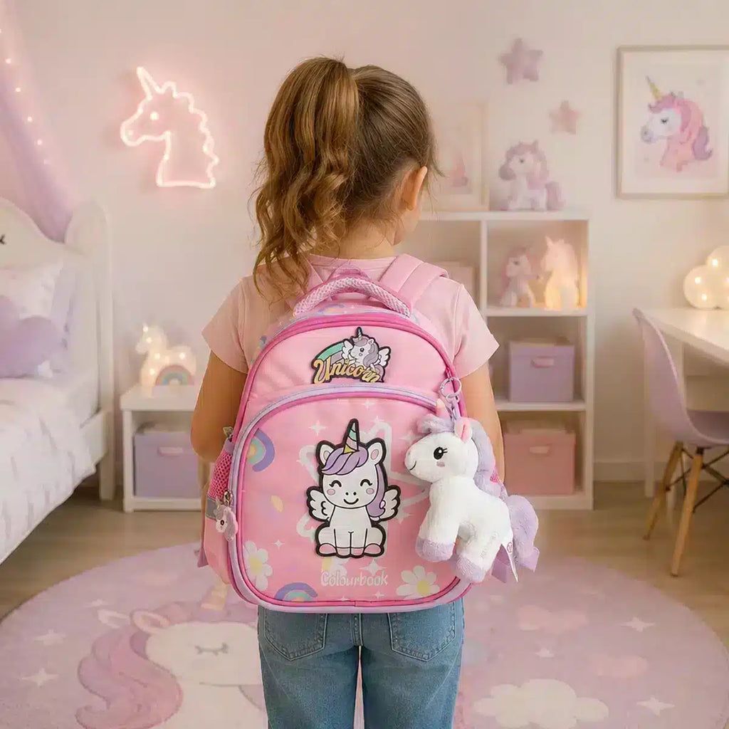 Zaino Asilo Unicorn con peluche omaggio - Colourbook