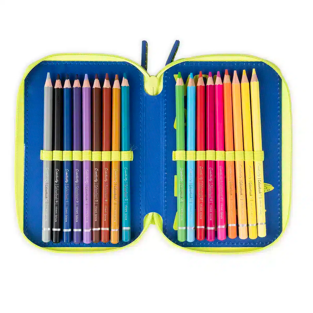 Astuccio 3 zip Alien World Completo - Colourbook