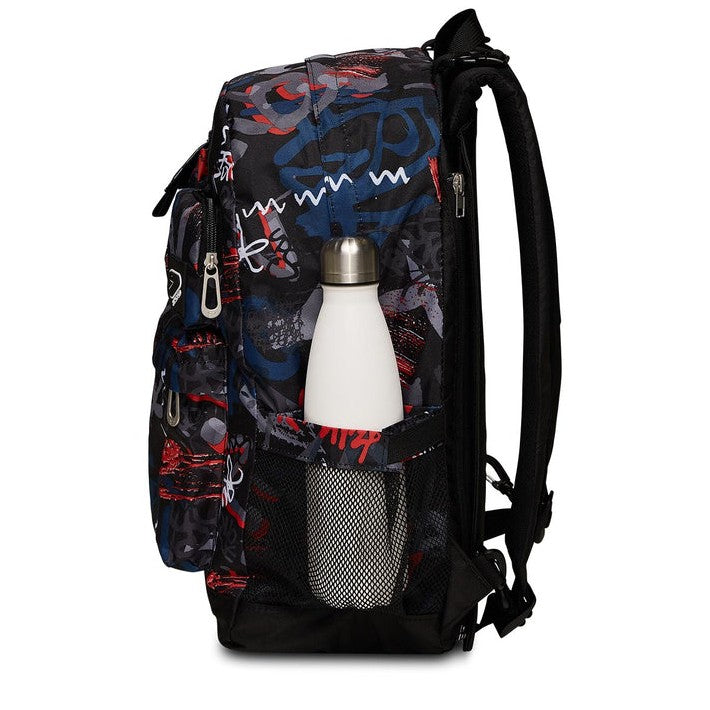 Zaino Seven Pockets Reversibile con Auricolari Wireless Walltype