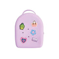 Zainetto in silicone con pins - Tinta Unita Click