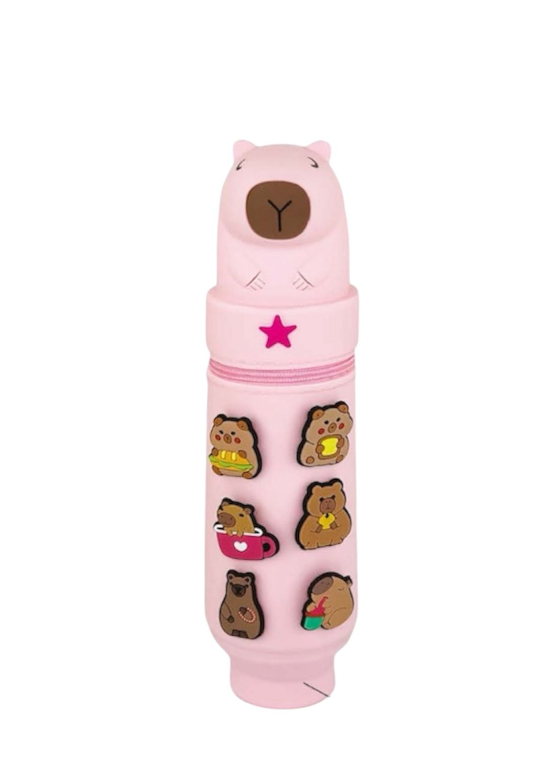 Astuccio in silicone con pins Capibara - Lebez