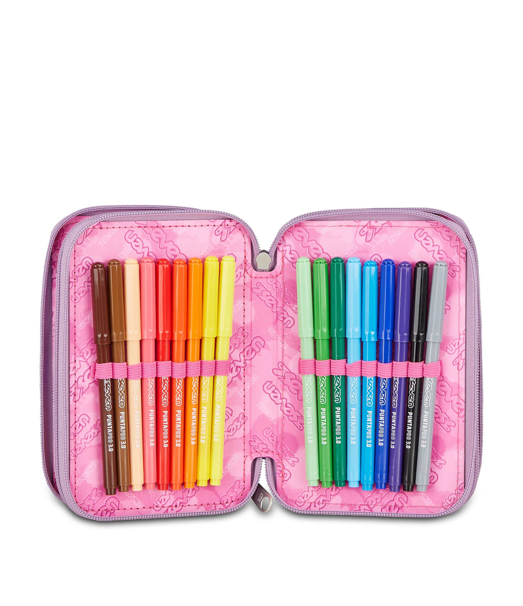 ASTUCCIO Seven® 3 ZIP LILLA - GLITZYCUTE