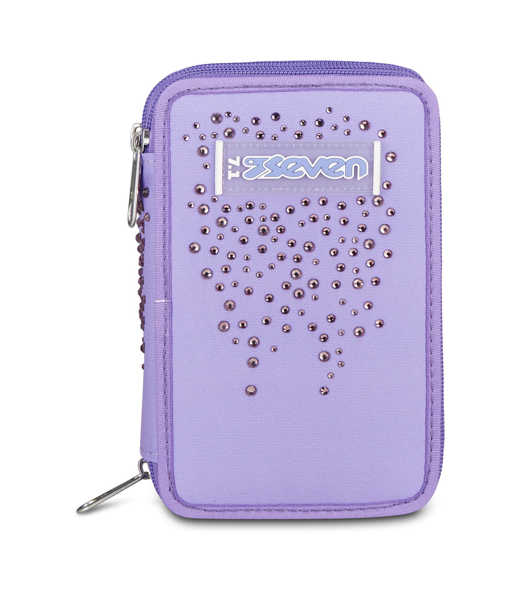 ASTUCCIO Seven® 3 ZIP VIOLA - GLITZYCUTE