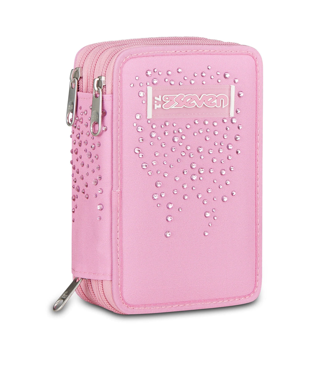 ASTUCCIO Seven® 3 ZIP ROSA - GLITZYCUTE