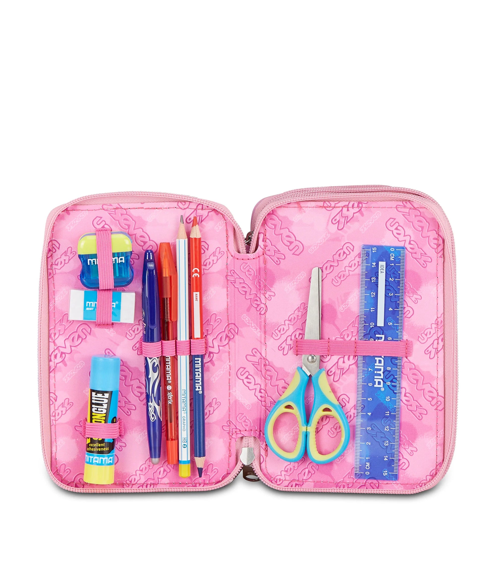 ASTUCCIO Seven® 3 ZIP ROSA - GLITZYCUTE