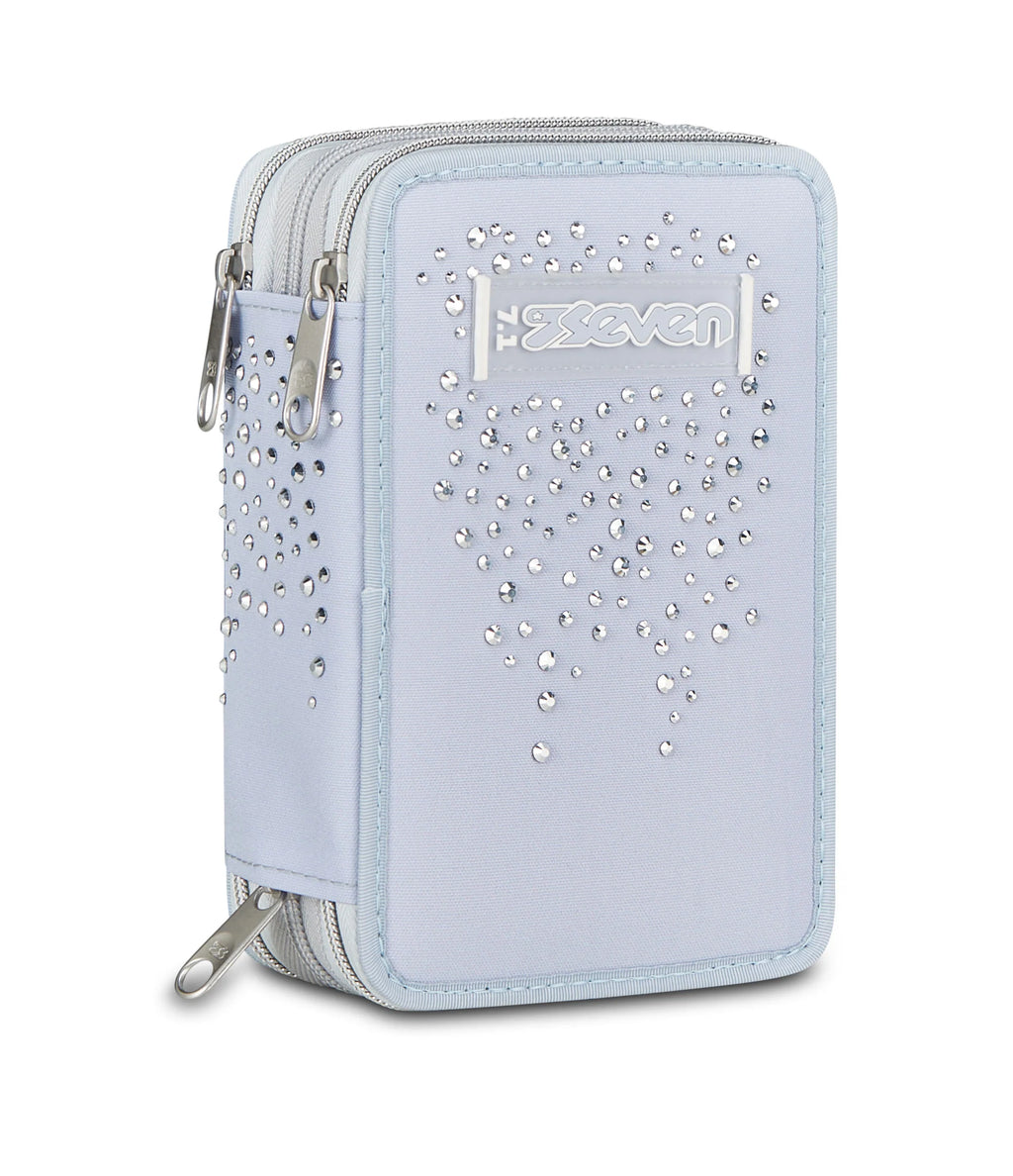 ASTUCCIO Seven® 3 ZIP BIANCO - GLITZYCUTE