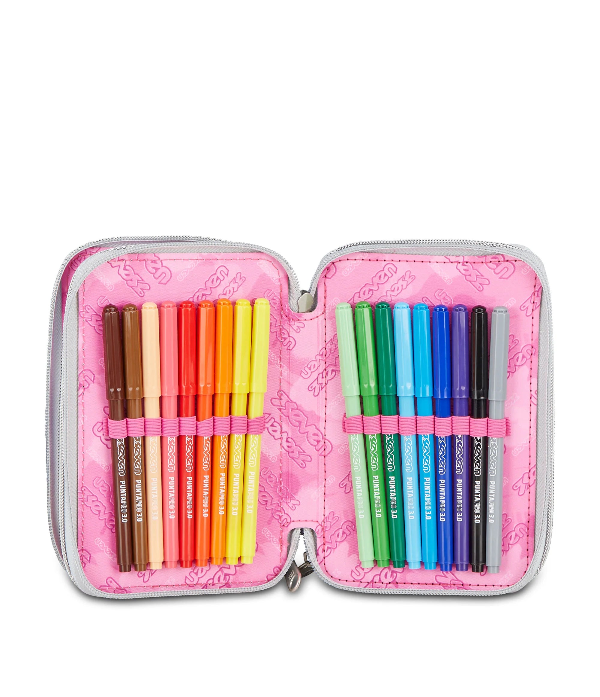 ASTUCCIO Seven® 3 ZIP BIANCO - GLITZYCUTE