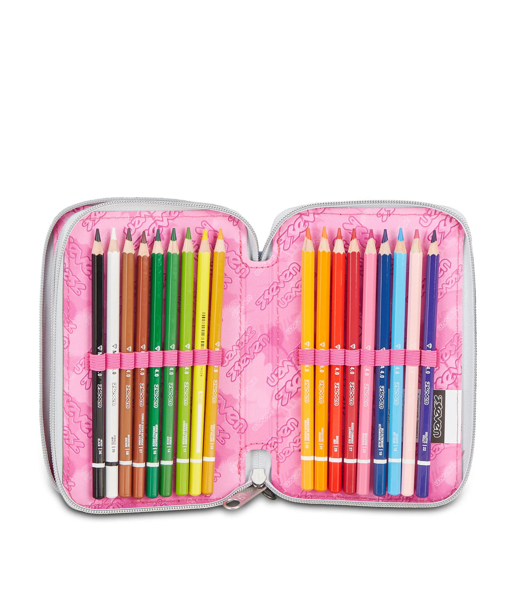 ASTUCCIO Seven® 3 ZIP BIANCO - GLITZYCUTE