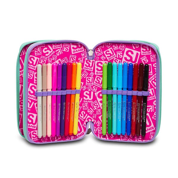 Astuccio 3 Zip Sj Gang Sea Beauty Seven