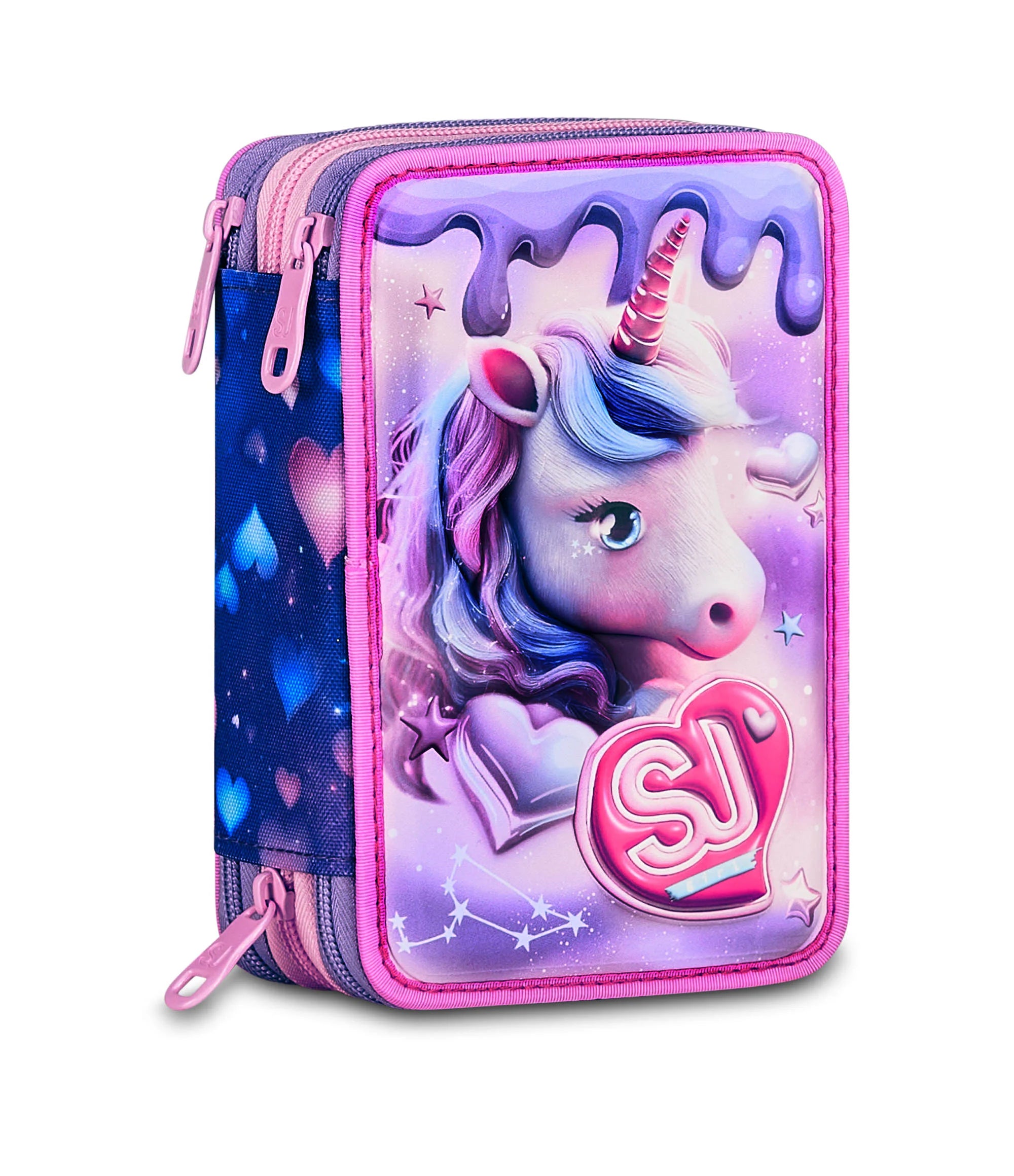 ASTUCCIO 3 ZIP 3D - PIXIE UNICORN Seven SJ