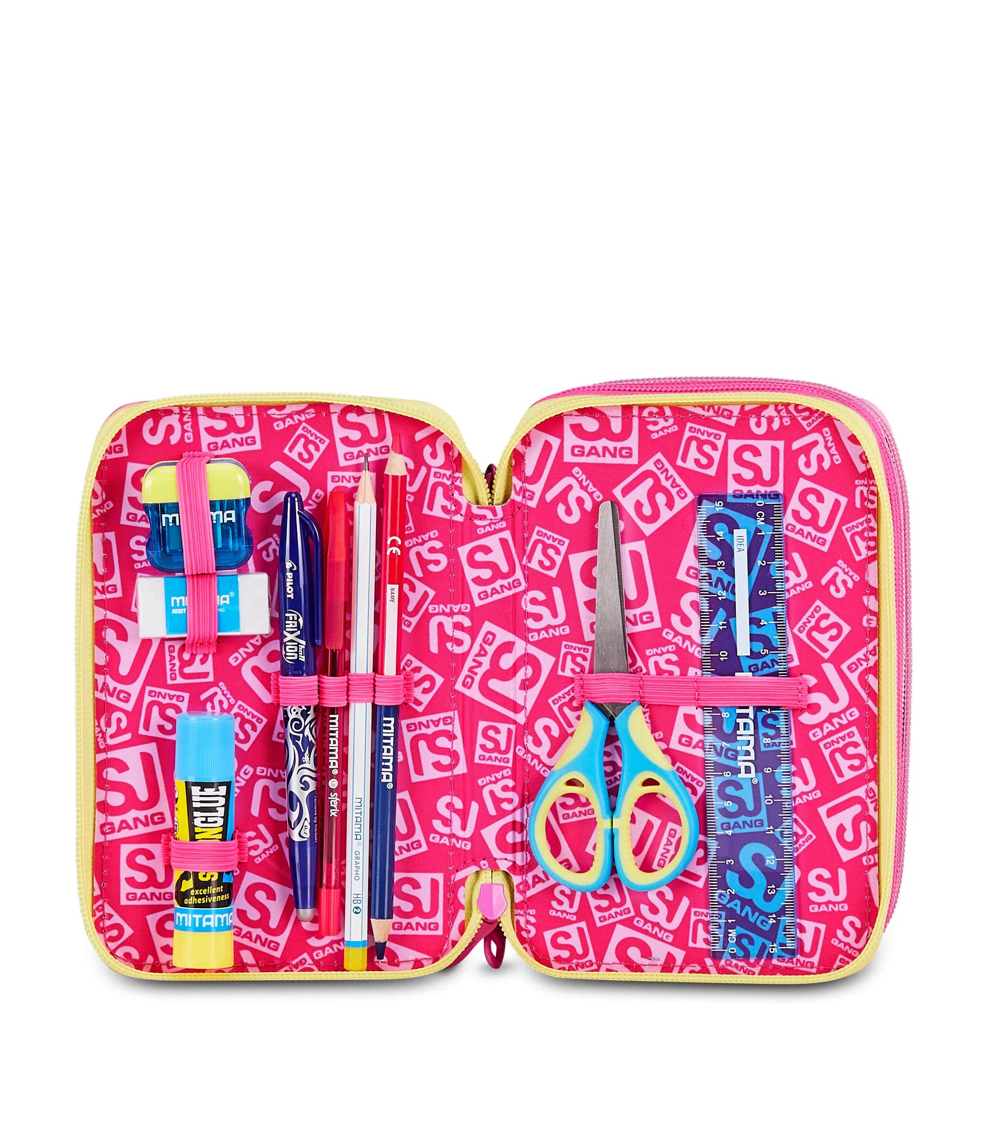 ASTUCCIO 3 ZIP - JOYFUL PINS GIRL Seven SJ