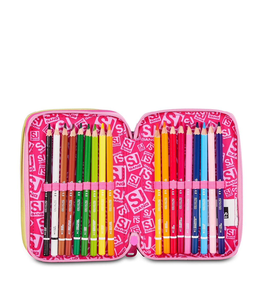 ASTUCCIO 3 ZIP - JOYFUL PINS GIRL Seven SJ