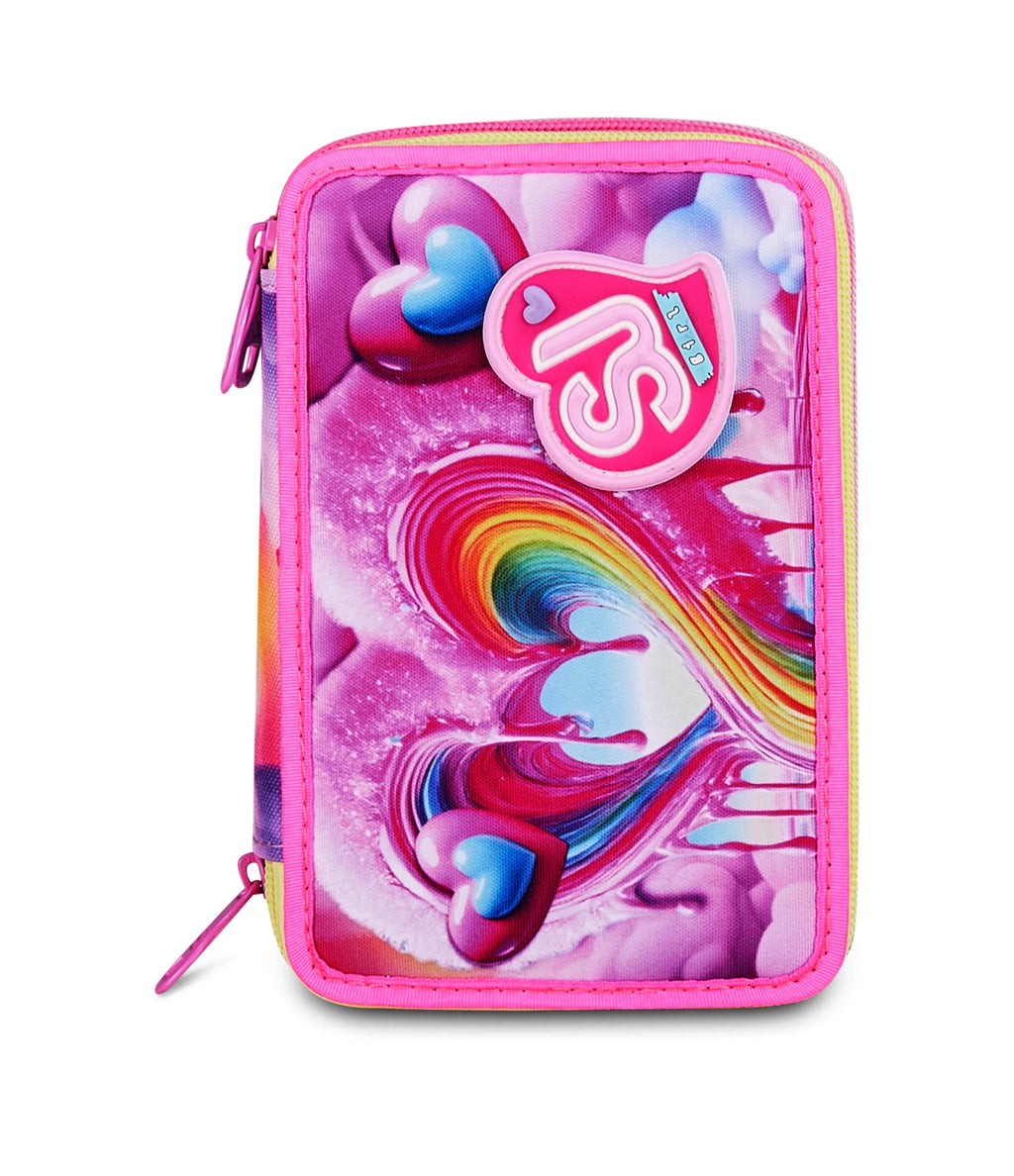 ASTUCCIO 3 ZIP - JOYFUL PINS GIRL Seven SJ