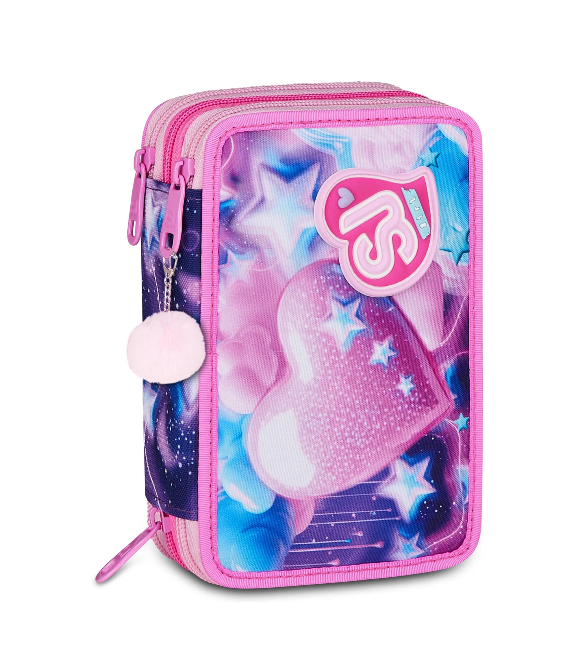 ASTUCCIO 3 ZIP - FLUFFY PINK GIRL SJ