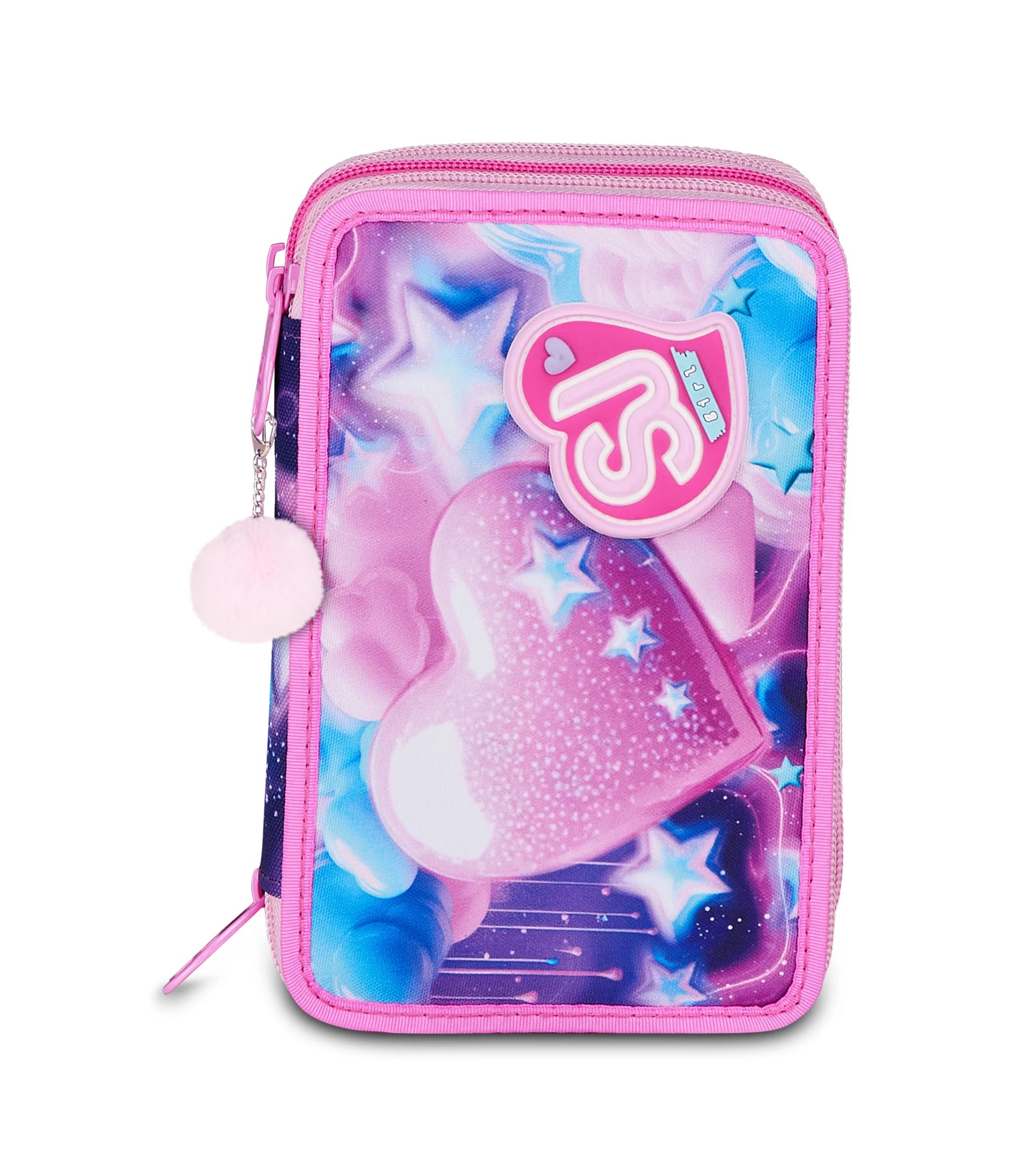ASTUCCIO 3 ZIP - FLUFFY PINK GIRL SJ