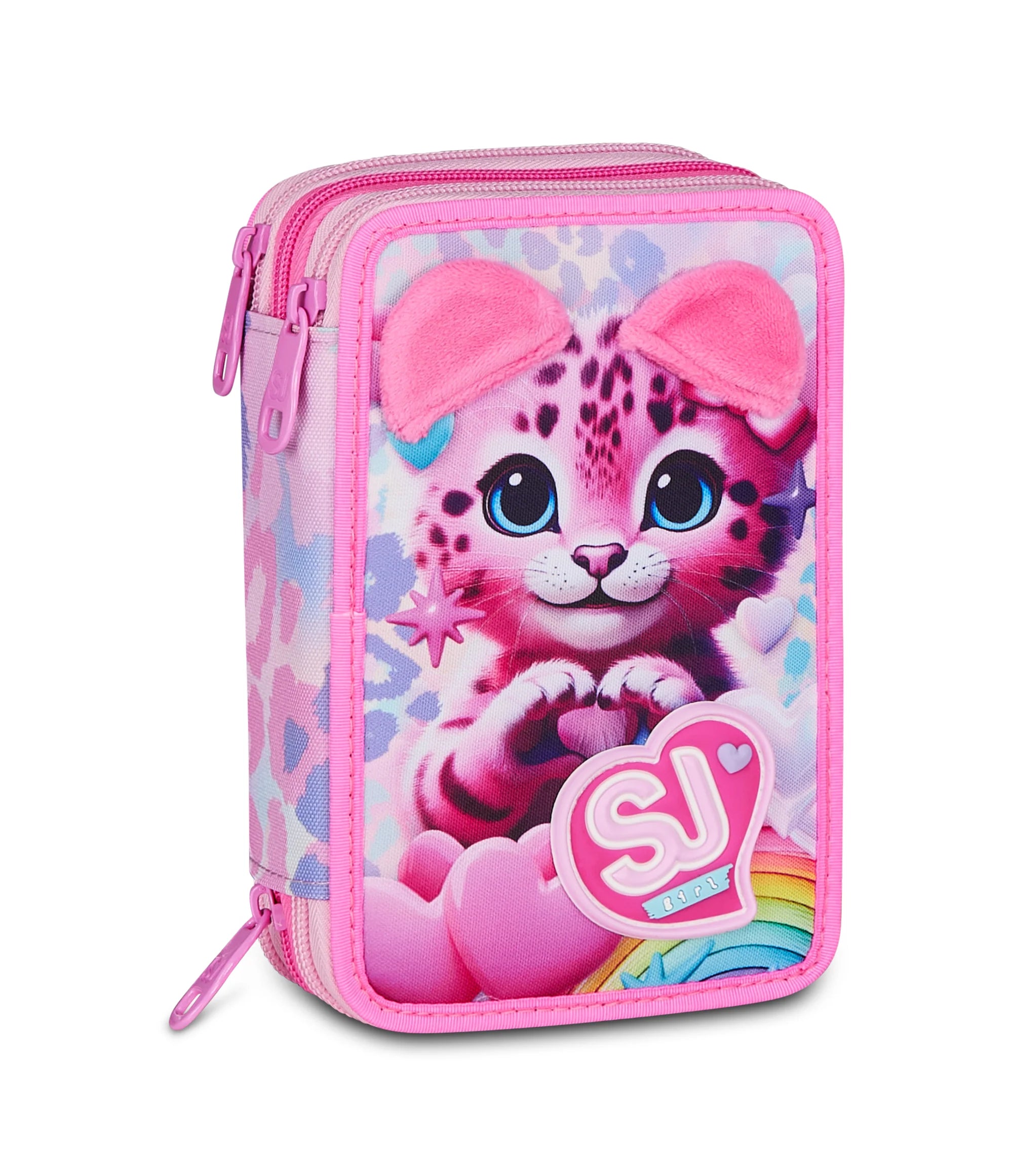 ASTUCCIO 3 ZIP - HEART BUDDY GIRL