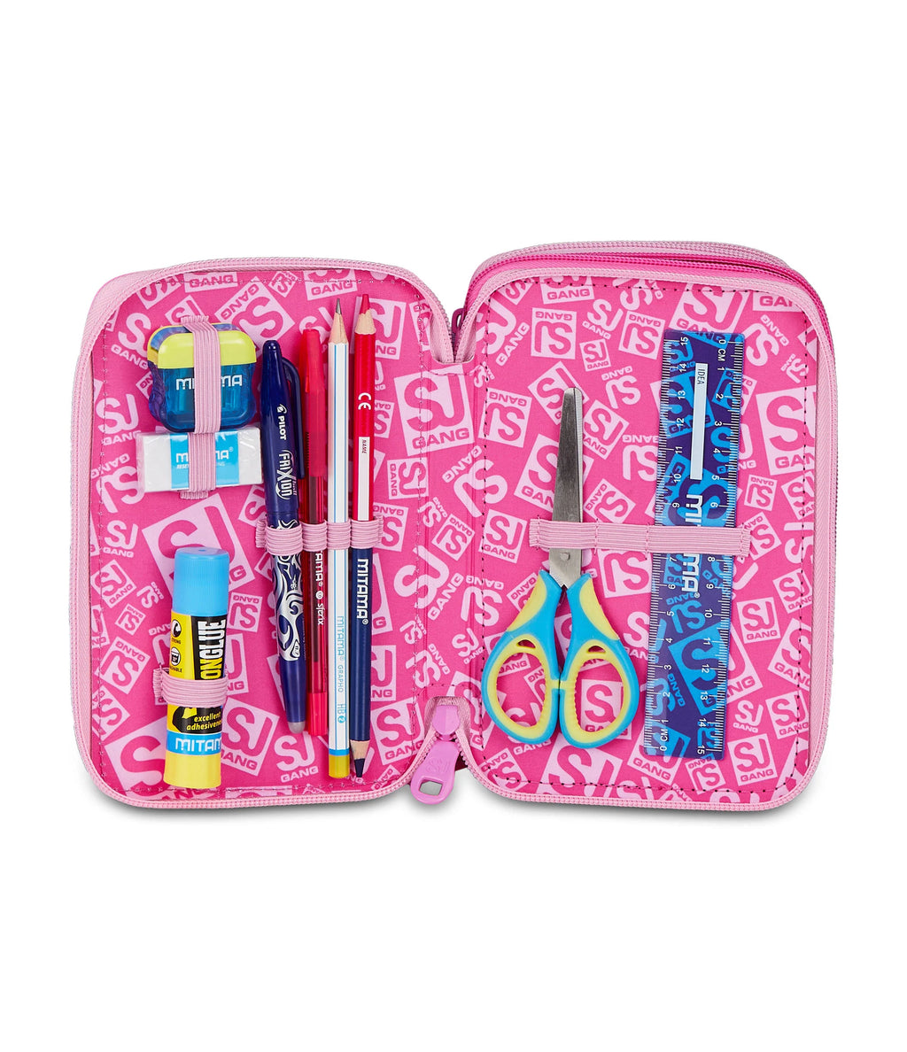 ASTUCCIO 3 ZIP - HEART BUDDY GIRL