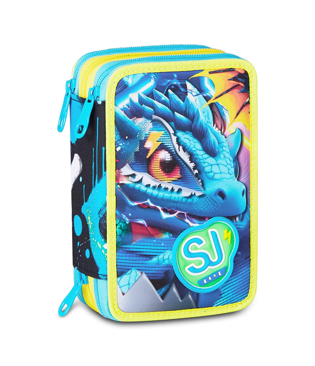 ASTUCCIO 3 ZIP - METAL DRAGON BOY SJ