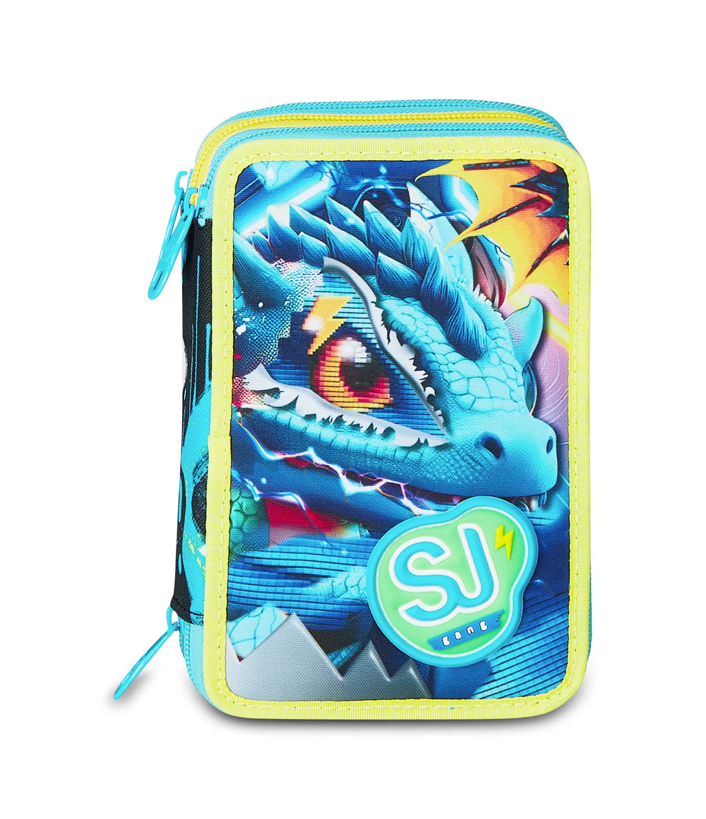 ASTUCCIO 3 ZIP - METAL DRAGON BOY SJ