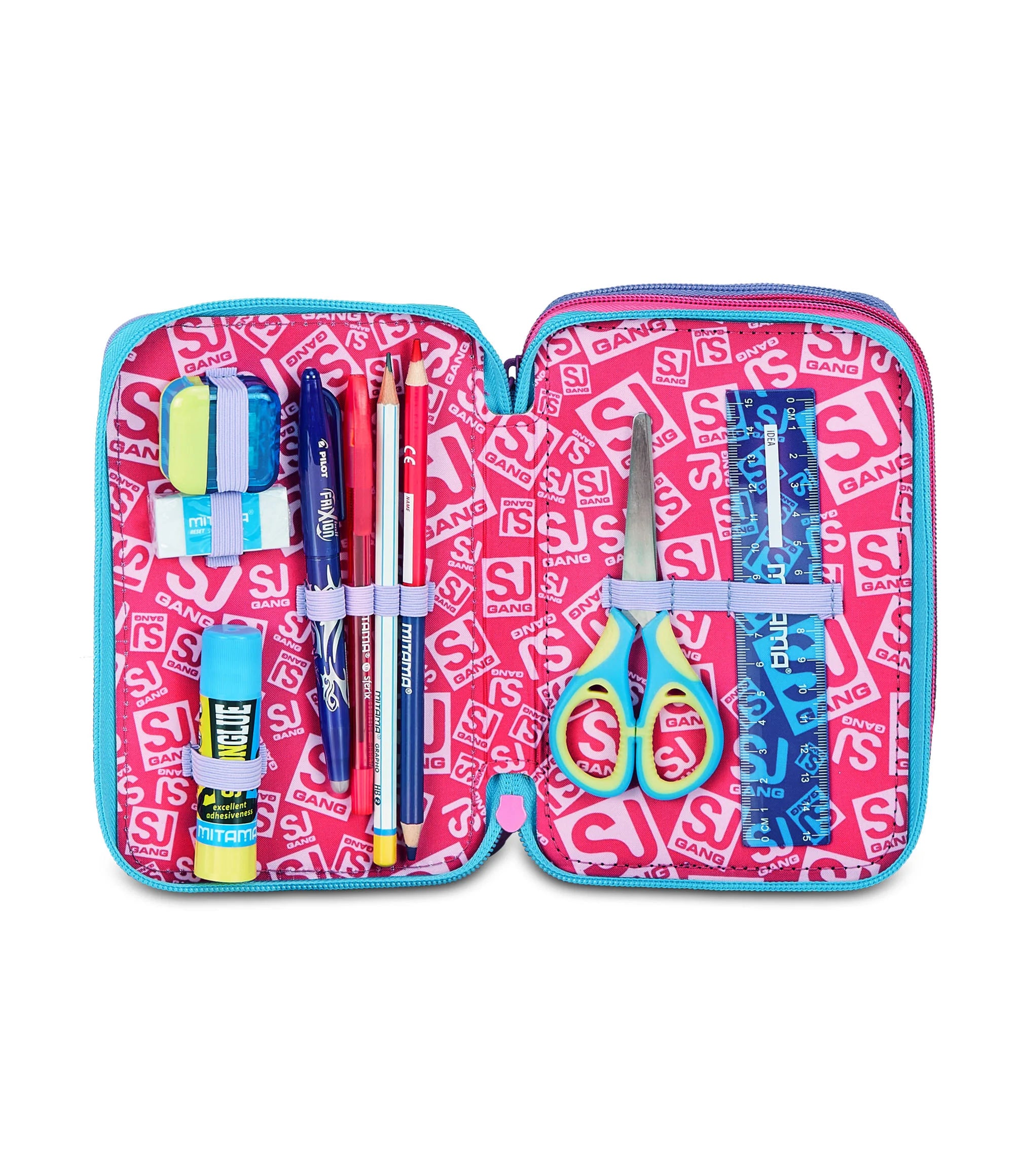 ASTUCCIO 3 ZIP - LED UNICORN GIRL SJ