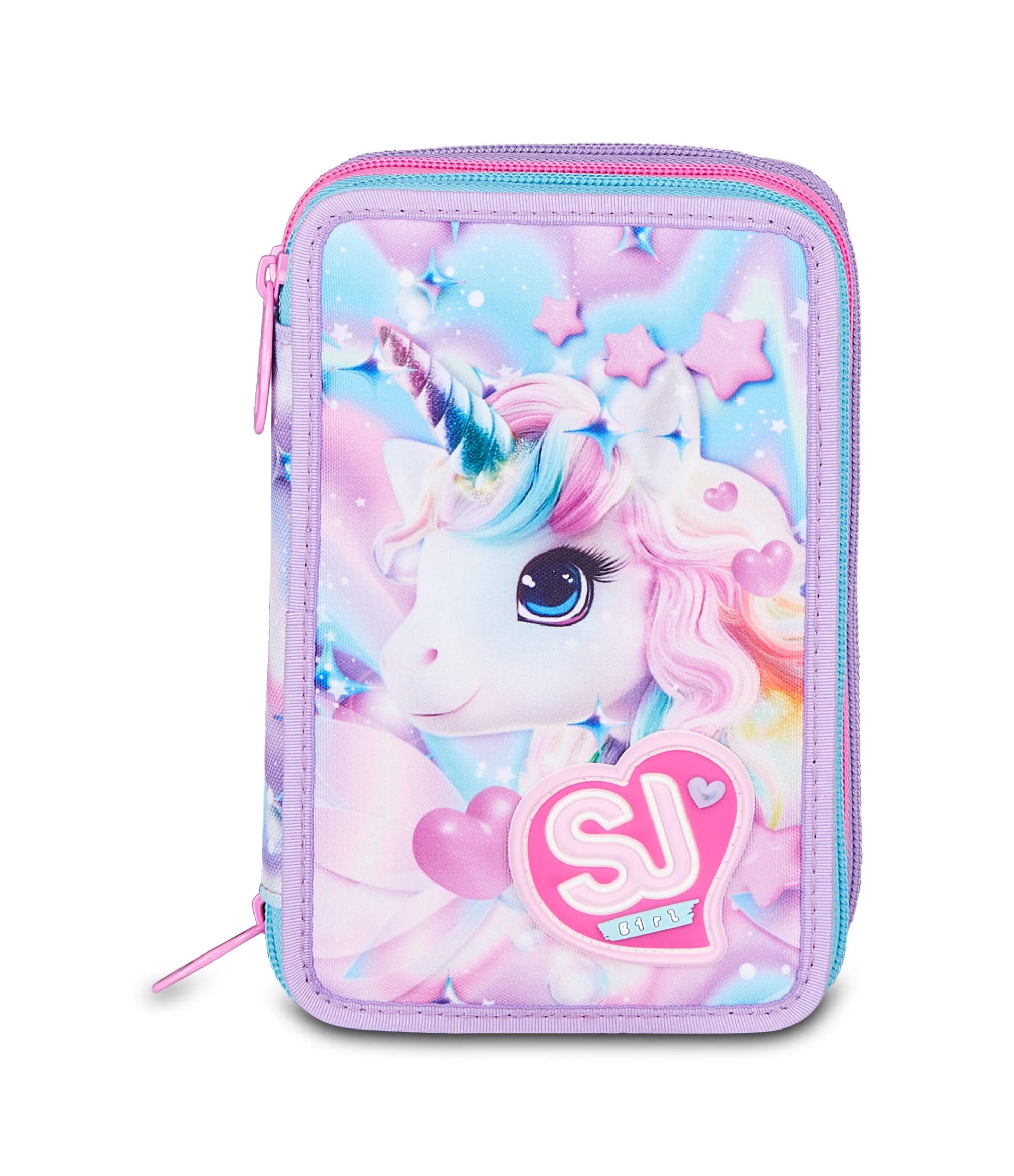 ASTUCCIO 3 ZIP - LED UNICORN GIRL SJ