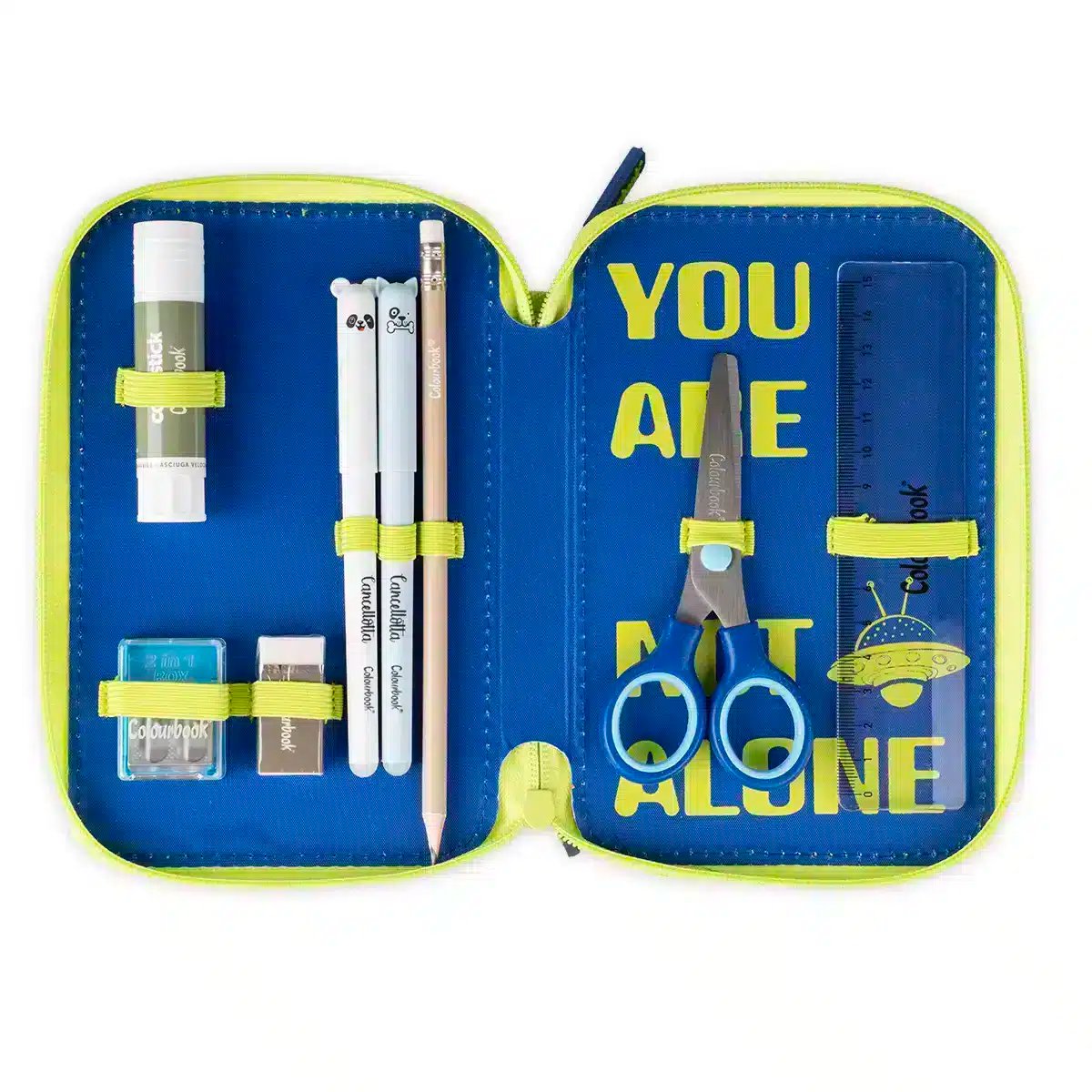 Astuccio 3 zip Alien World Completo - Colourbook