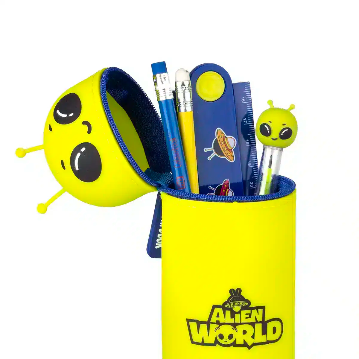 Astuccio portapenne in silicone Goommy Alien World - Colourbook