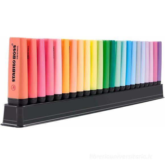 BOSS ORIGINAL Desk-Set - ARTY Edition 23 Colori 9 Fluo + 14 Pastel