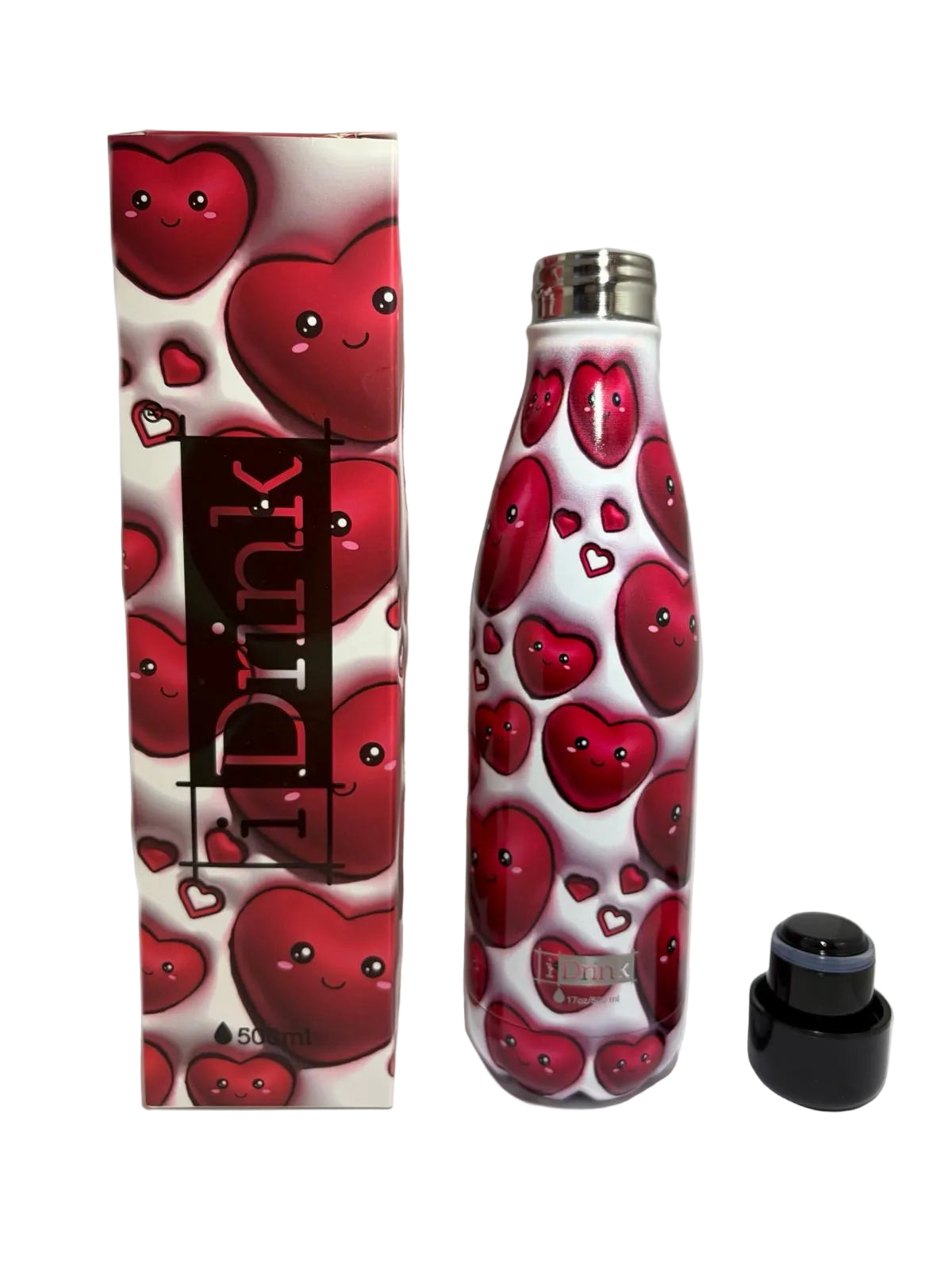 Borraccia Termica 500 ml FOLLOW YOUR HEART 3D