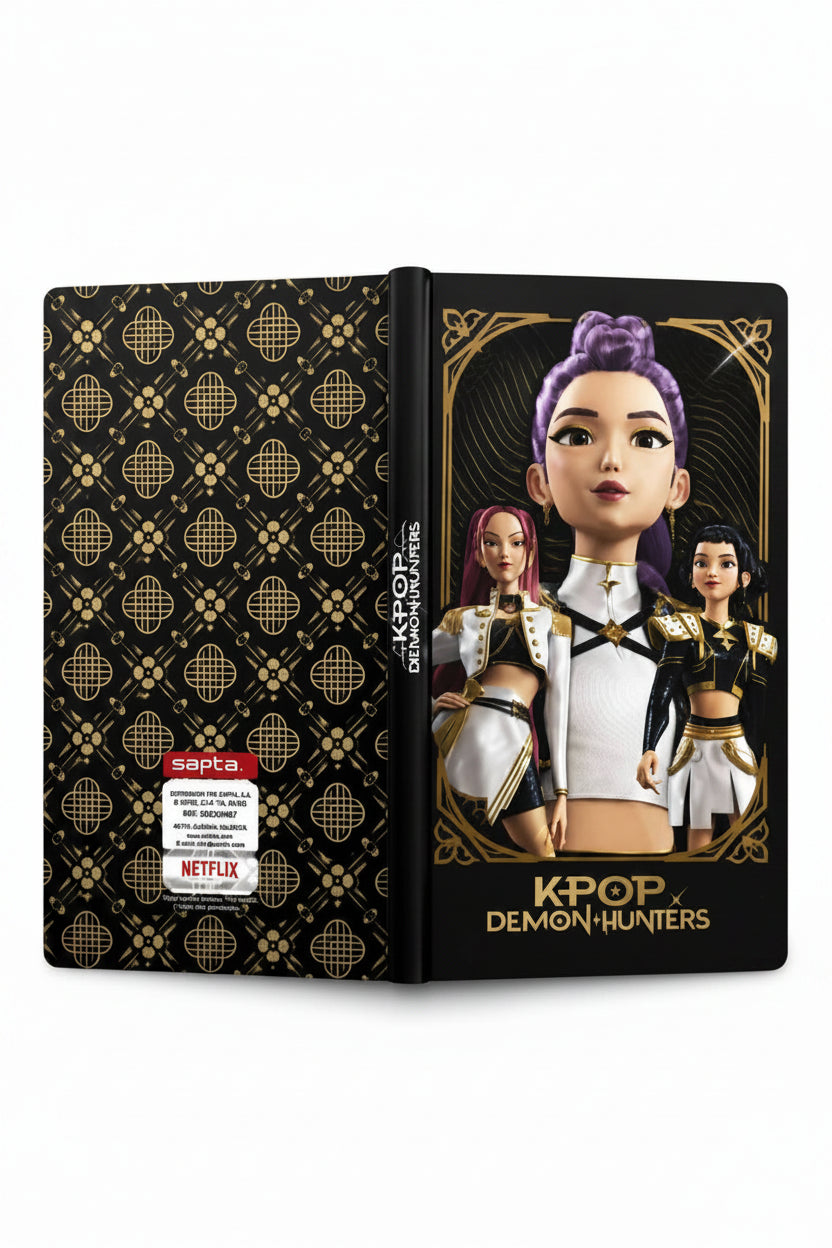 Diario Scolastico K-Pop Demon Hunters Black Gold