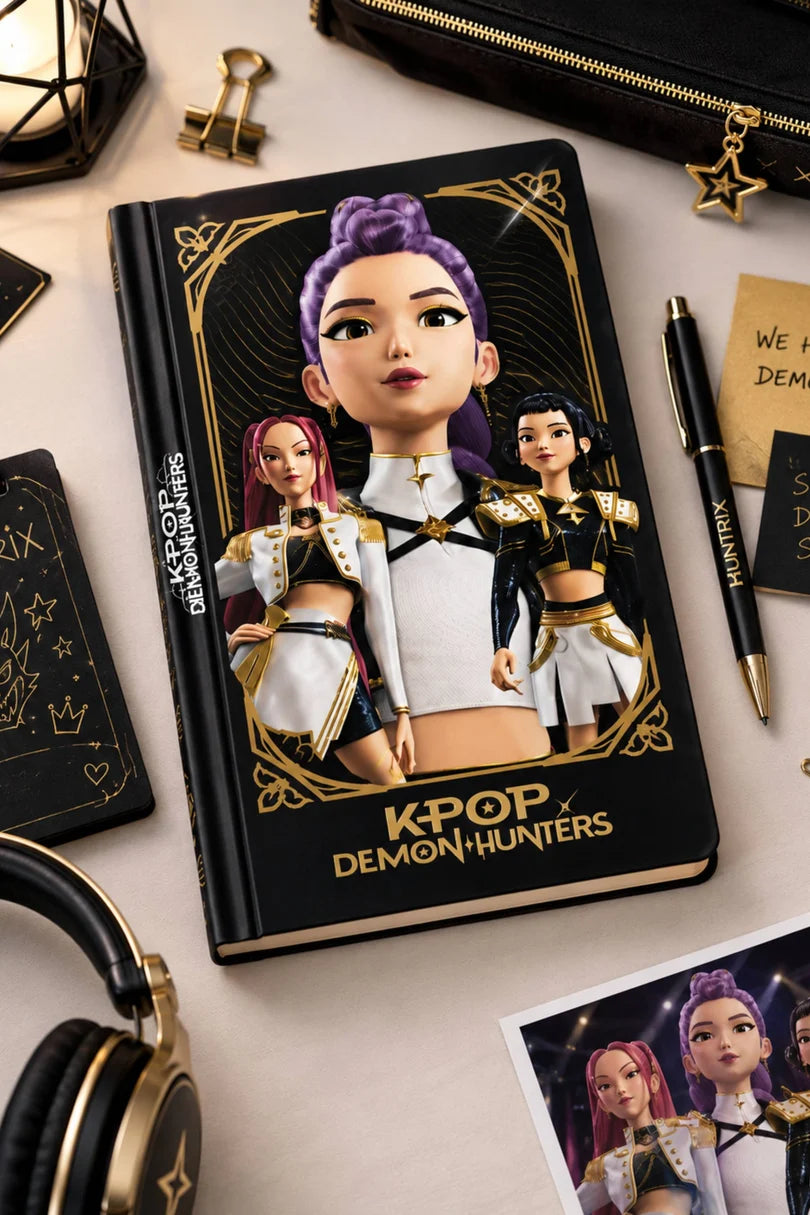 Diario Scolastico K-Pop Demon Hunters Black Gold