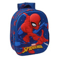 Zaino Asilo Con Luci Led 3D Spiderman