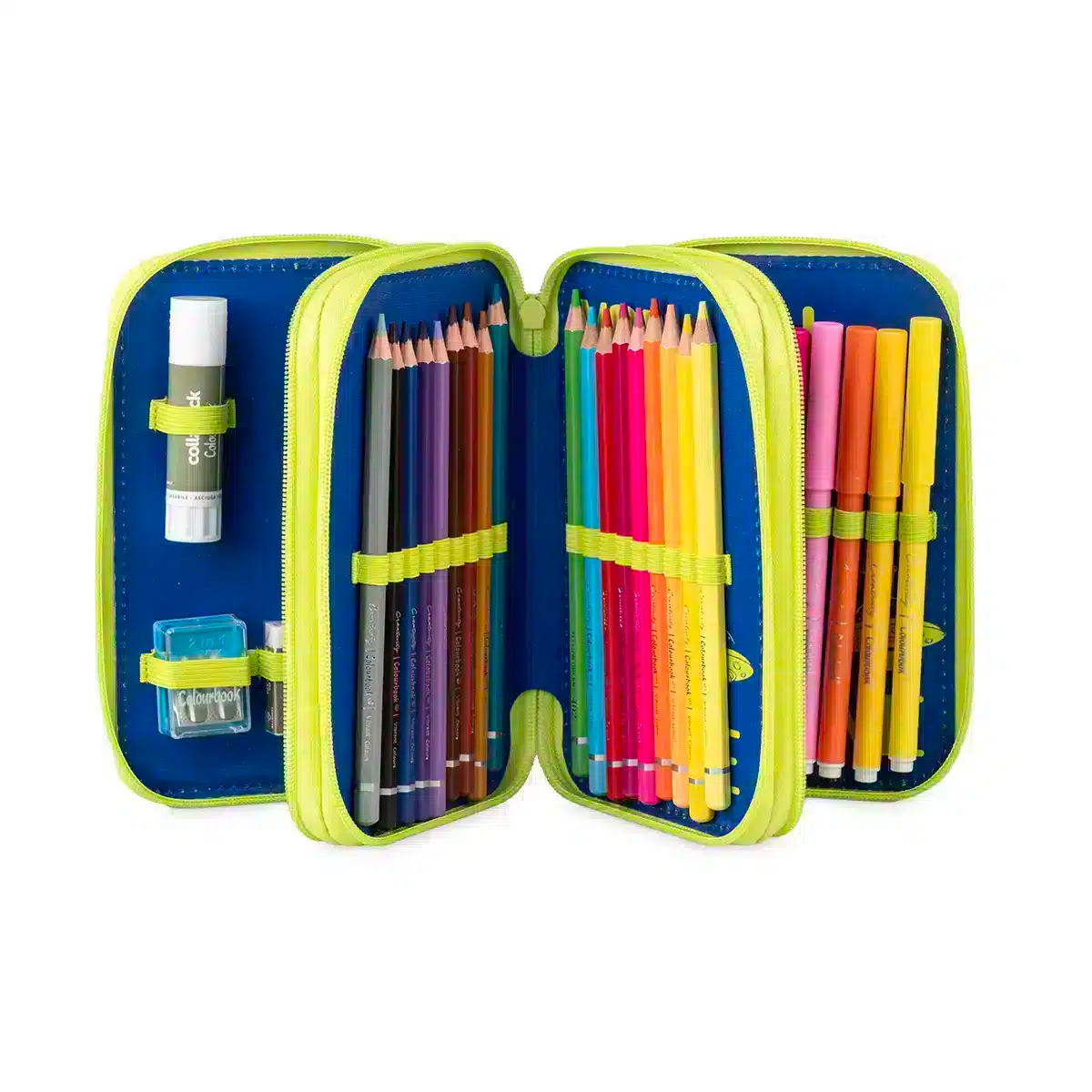 Astuccio 3 zip Alien World Completo - Colourbook