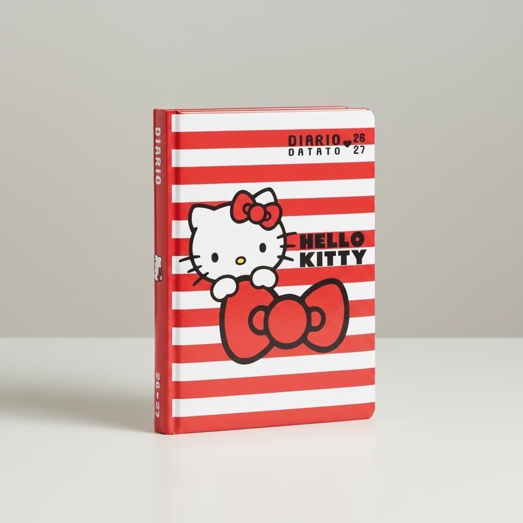 Diario Scuola 2026-2027 Ufficiale Hello Kitty